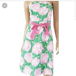 Lilly Pulitzer strapless dress